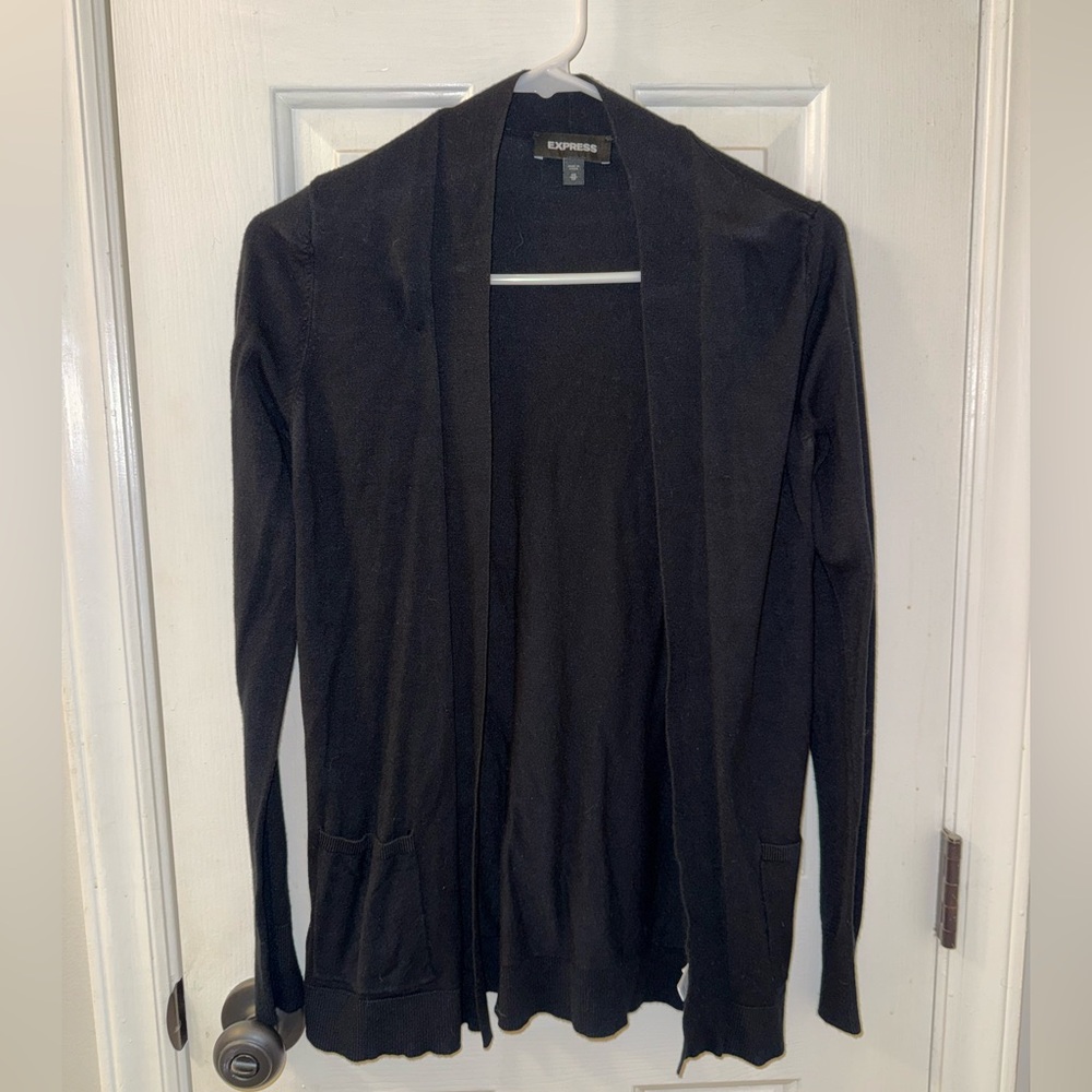 Express Black Knit Cardigan